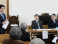 일본그리스도교회 큐슈 노회 정기노회에서 노회와 MOU를 체결하는 모습(김산덕 원장)